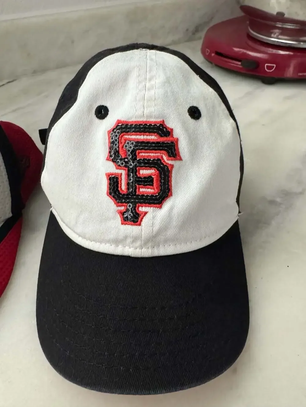 Lot of 2 New Era Toddler Baseball Hats: San Francisco 49ers 39THIRTY and San Fra